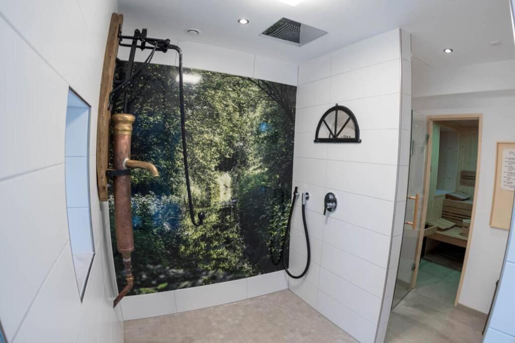 Zum Heuerling Ferienwohung Im Alten Stall Mit Sauna Versmold Exterior foto