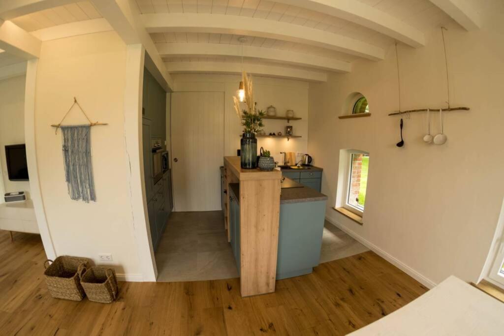 Zum Heuerling Ferienwohung Im Alten Stall Mit Sauna Versmold Exterior foto
